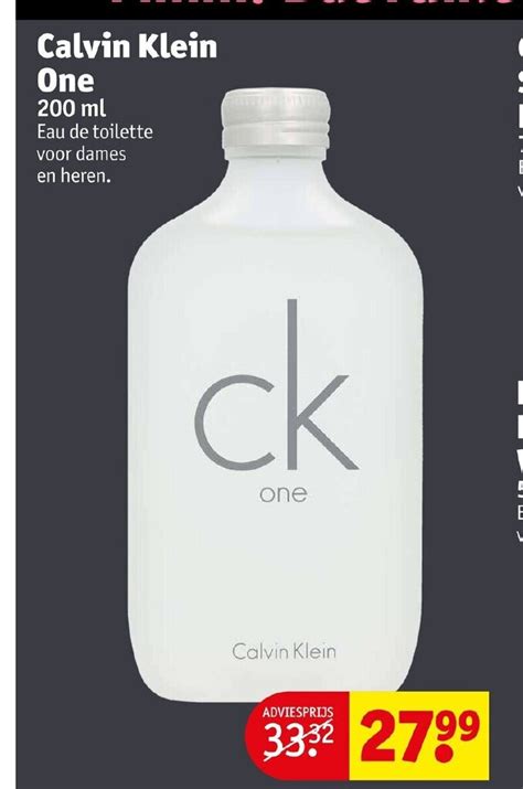 calvin klein one 200 ml aanbieding